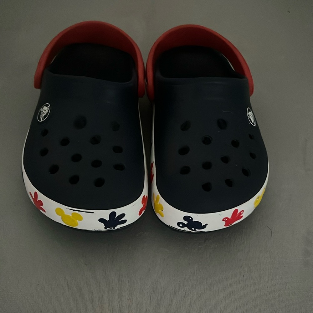 Mickey Mouse toddler crocs